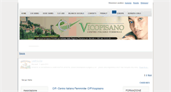 Desktop Screenshot of cifvicopisano.com