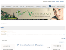 Tablet Screenshot of cifvicopisano.com